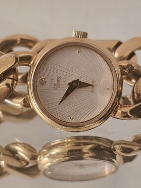 Timex Gold Tone Women's Chain Bracelet Watch